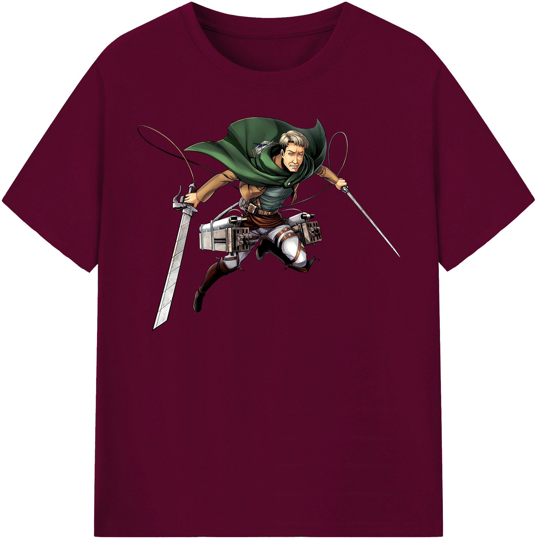 （画像用） 進撃の巨人 Attack on Titan レディースカジュアルプリントTシャツ（綿100％）